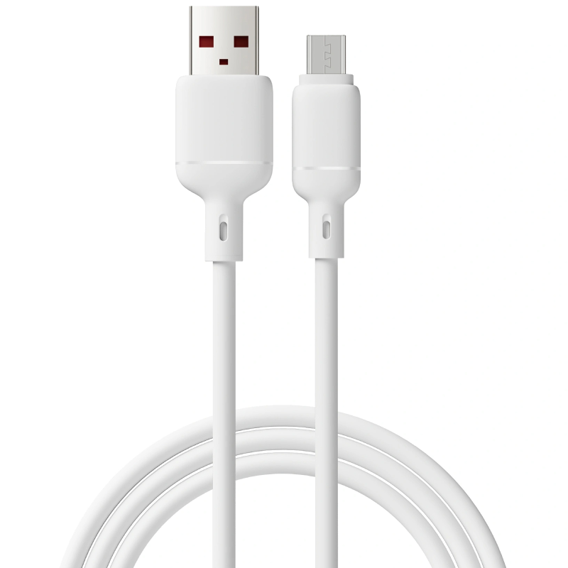 Дата кабель WIWU C086 Stellar USB to MicroUSB 2.1A (1m), White 1, купить оптом с доставкой