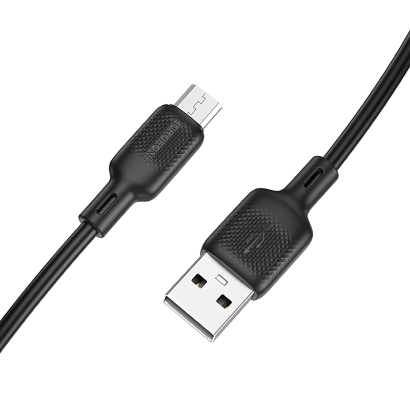 Дата кабель Borofone BX113 Lenny USB to MicroUSB 2.4A (2m) на малюнкі №3