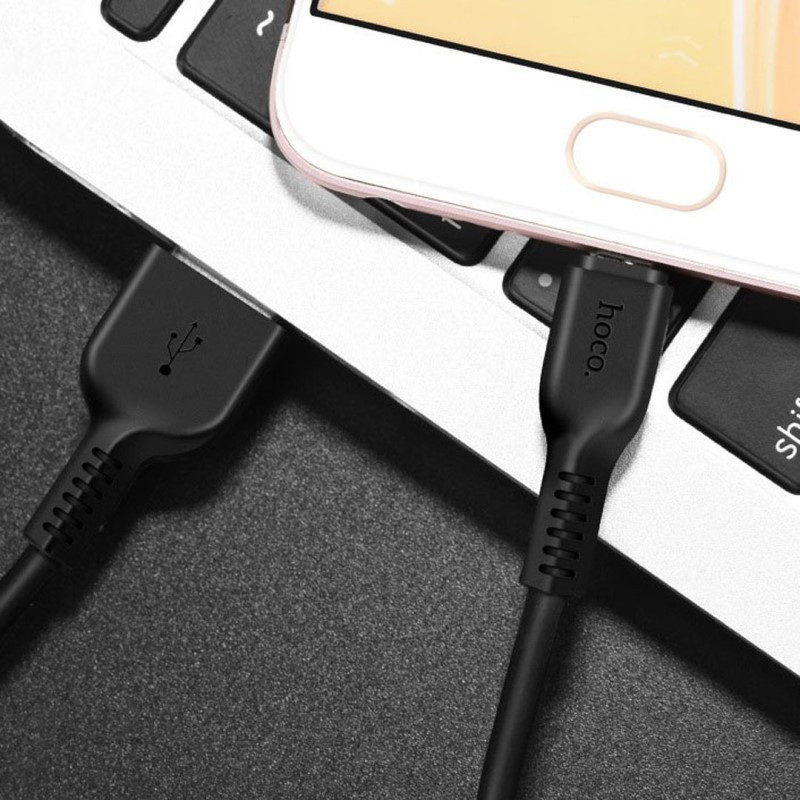 Дата кабель Hoco X20 Flash Micro USB Cable (1m) на малюнкі №4