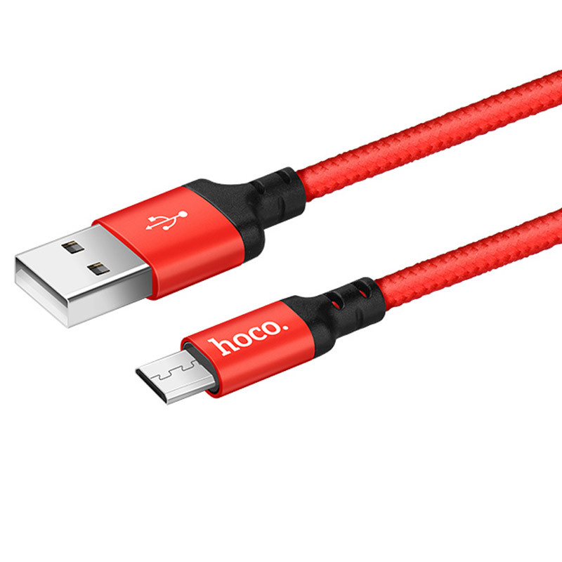 Дата кабель Hoco X14 Times Speed Micro USB Cable (1m) Зображення №2 Дата кабель Hoco X14 Times Speed Micro USB Cable (1m) дивитися фото №2
