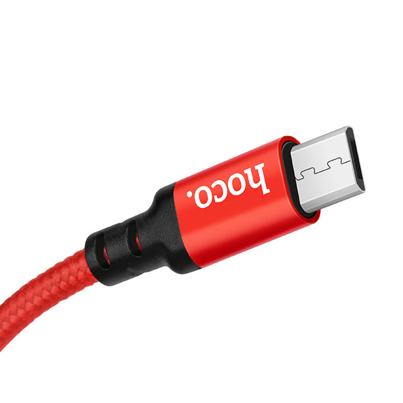 Дата кабель Hoco X14 Times Speed Micro USB Cable (1m) Зображення №4 Дата кабель Hoco X14 Times Speed Micro USB Cable (1m) дивитися фото №4
