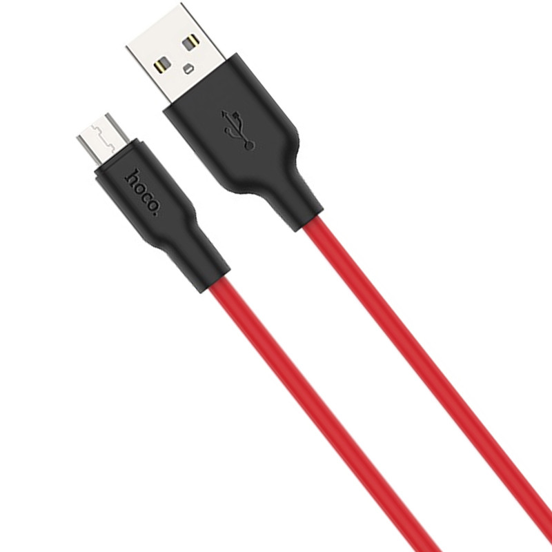Дата кабель Hoco X21 Plus Silicone MicroUSB Cable (1m) на малюнкі №4