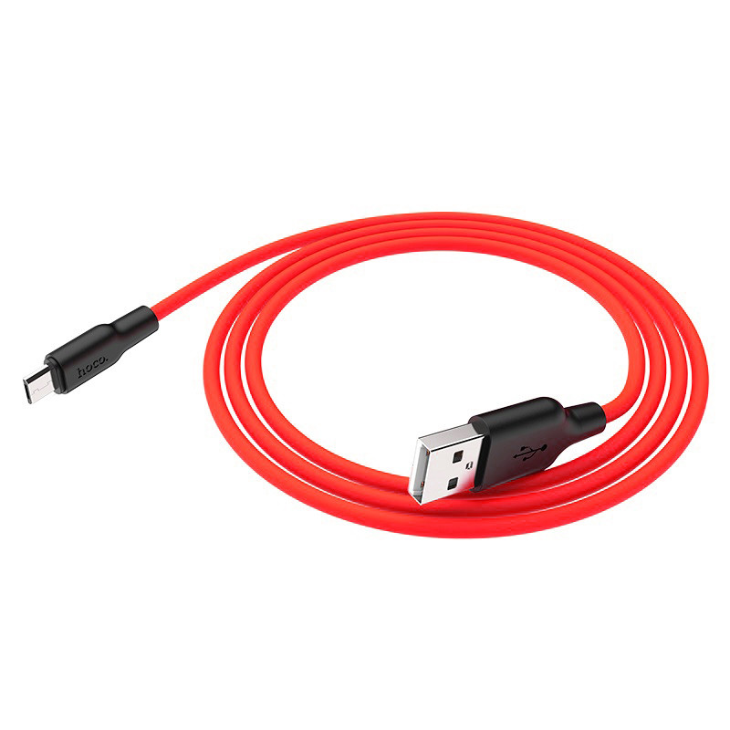 Дата кабель Hoco X21 Plus Silicone MicroUSB Cable (1m) на малюнкі №5
