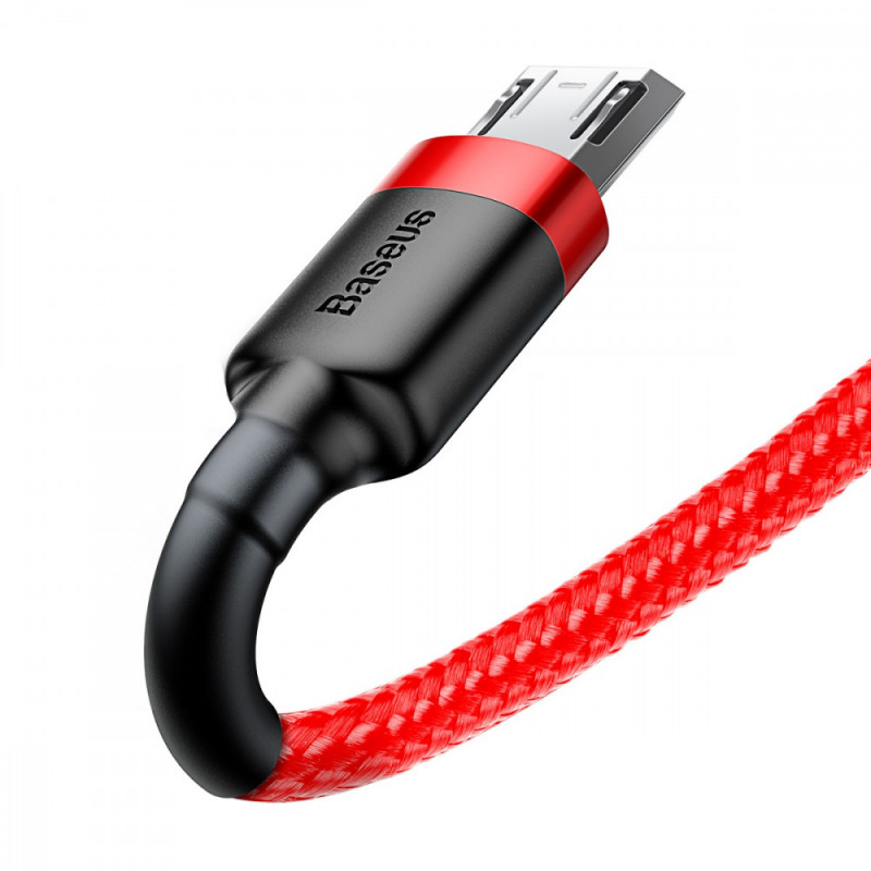 Дата кабель Baseus Cafule MicroUSB Cable 2.4A (1m) (CAMKLF-B) на малюнкі №2