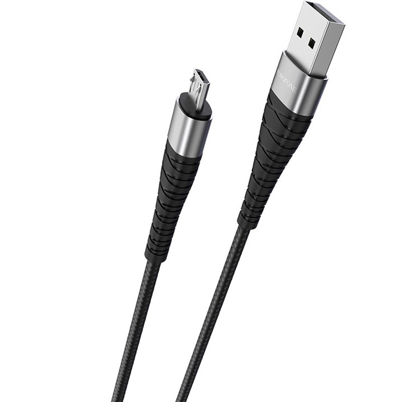 Дата кабель Borofone BX32 Munificent USB to MicroUSB (1m) дивитися фото №3