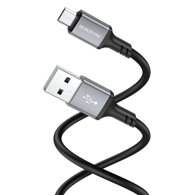 Дата кабель Borofone BX83 Famous USB to MicroUSB 2.4A (1m) на малюнкі №3
