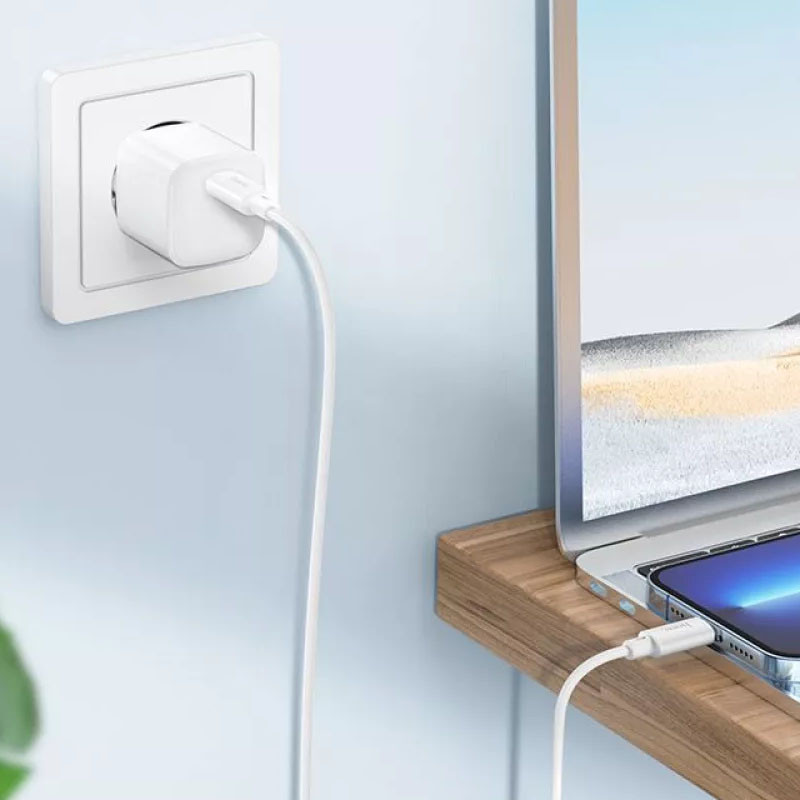 Дата кабель Hoco X88 Gratified PD 20W Type-C to Lightning (1m) Зображення №4 Дата кабель Hoco X88 Gratified PD 20W Type-C to Lightning (1m) дивитися фото №4