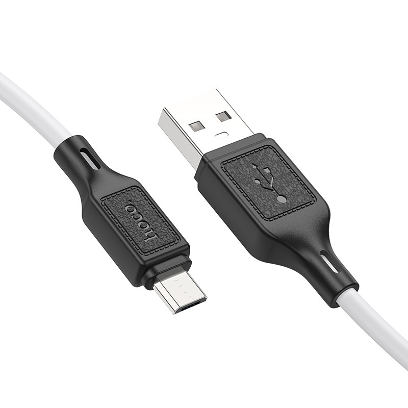 Дата кабель Hoco X90 Cool silicone USB to MicroUSB (1m) на малюнкі №3