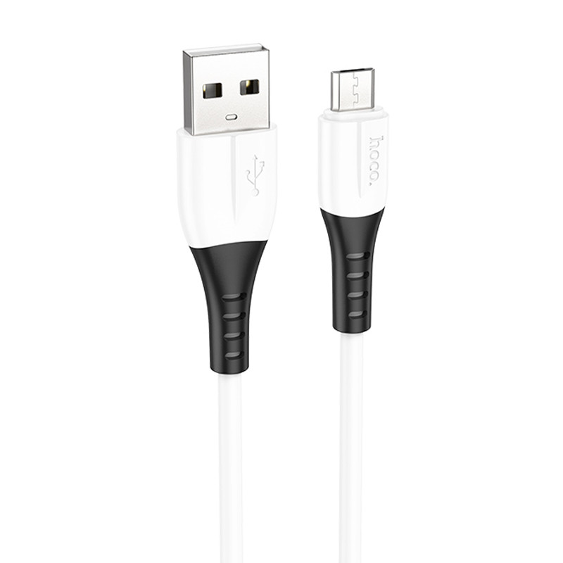 Дата кабель Hoco X82 Silicone USB to MicroUSB (1m) на малюнкі №1