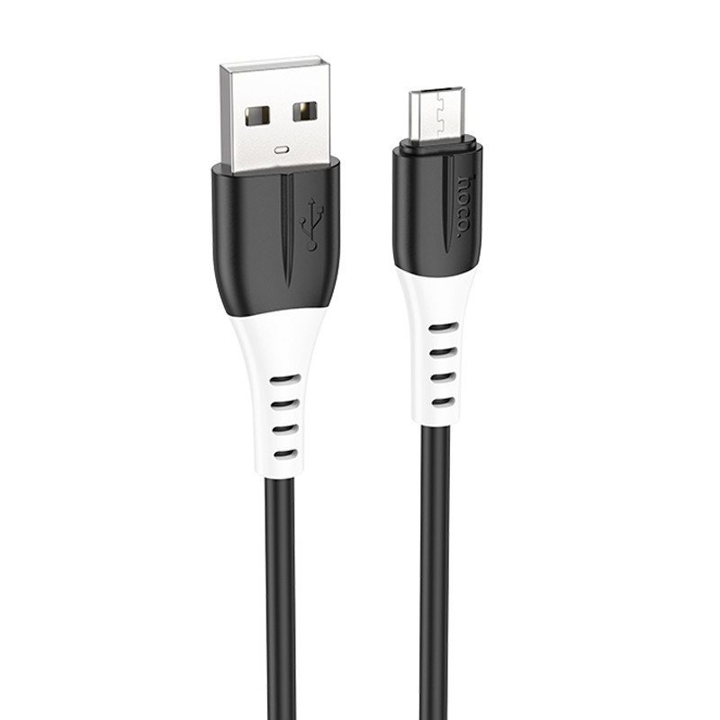 Дата кабель Hoco X82 Silicone USB to MicroUSB (1m) на малюнкі №1
