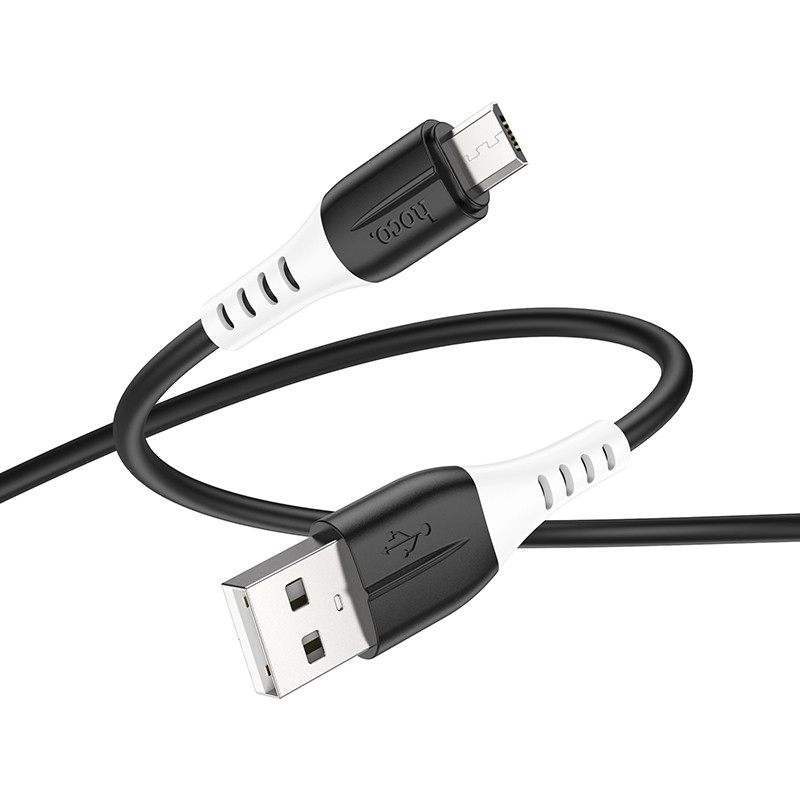 Дата кабель Hoco X82 Silicone USB to MicroUSB (1m) на малюнкі №4