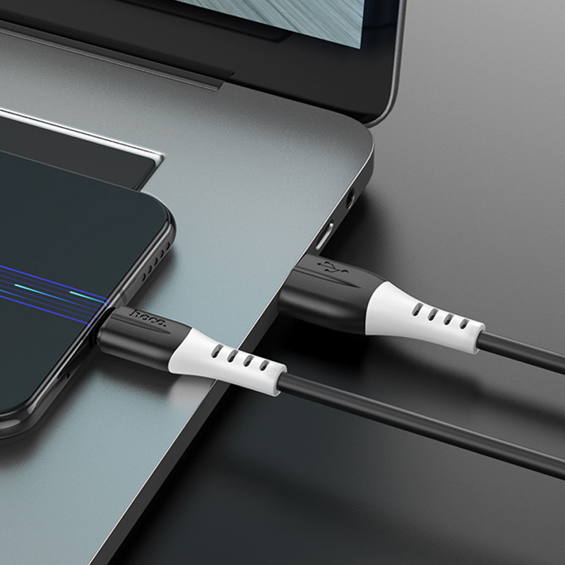 Дата кабель Hoco X82 Silicone USB to MicroUSB (1m) на малюнкі №6