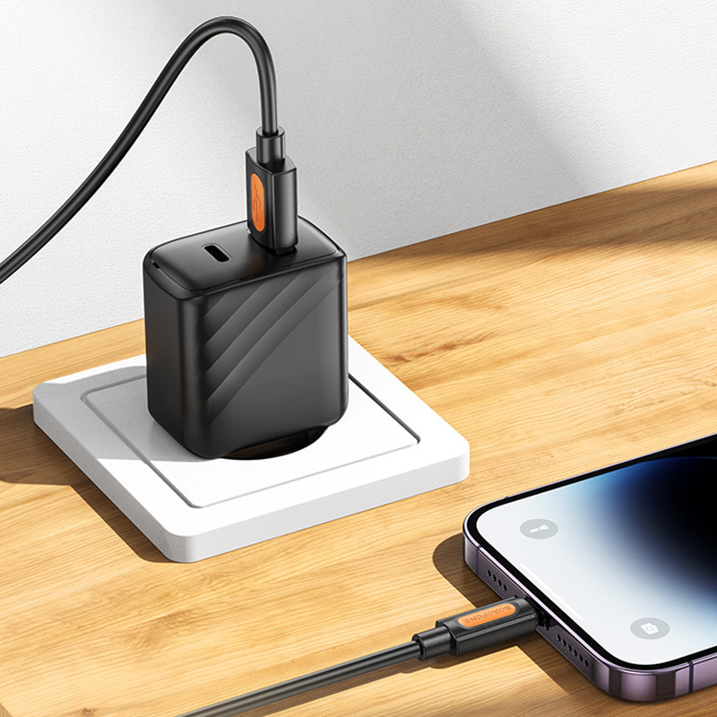 Дата кабель Borofone BX114 Structure USB to MicroUSB 2.4A (1m) на малюнкі №5