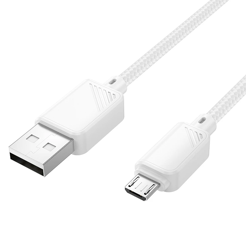 Дата кабель Hoco X113 Beneficio USB to MicroUSB (1m), White 1, купить оптом с доставкой