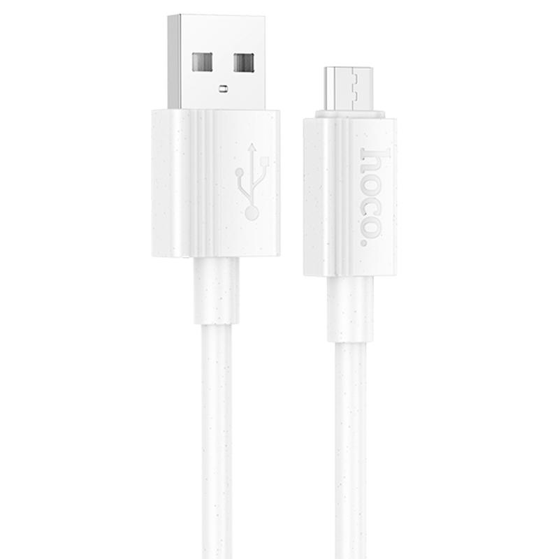 Дата кабель Hoco X107 USB to MicroUSB 2.4A (1m) на малюнкі №1