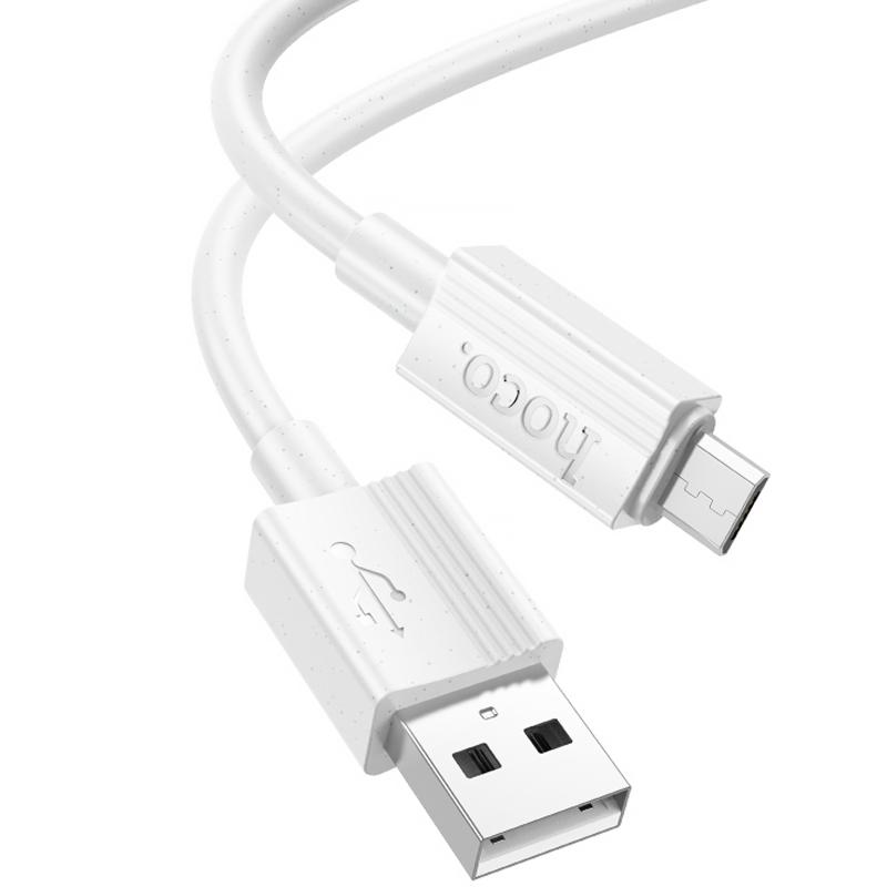 Дата кабель Hoco X107 USB to MicroUSB 2.4A (1m) на малюнкі №2