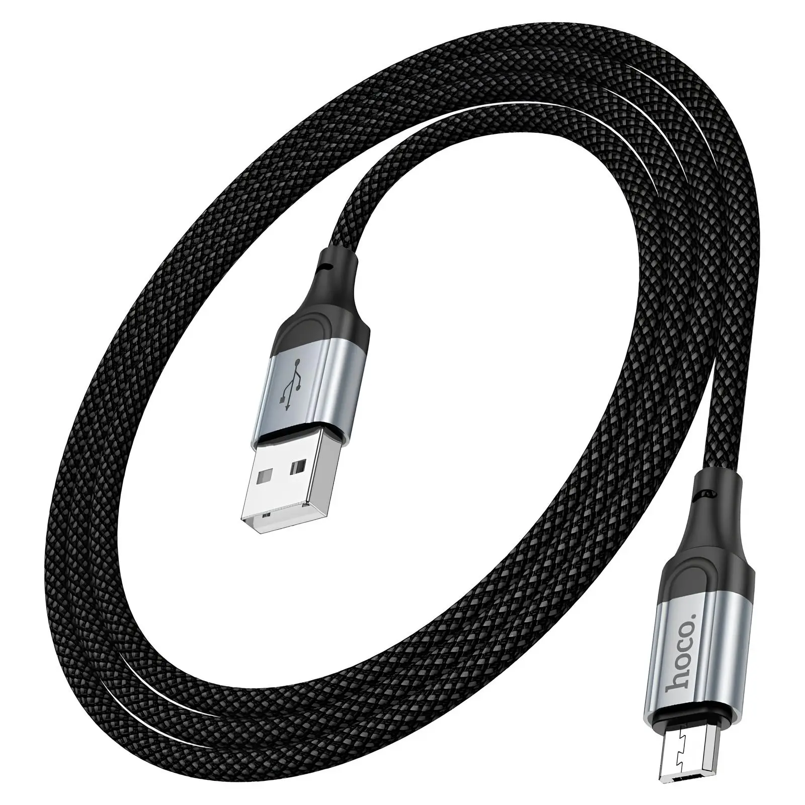 Дата кабель Hoco X102 Fresh USB to MicroUSB (1m), Black 4, купить оптом с доставкой