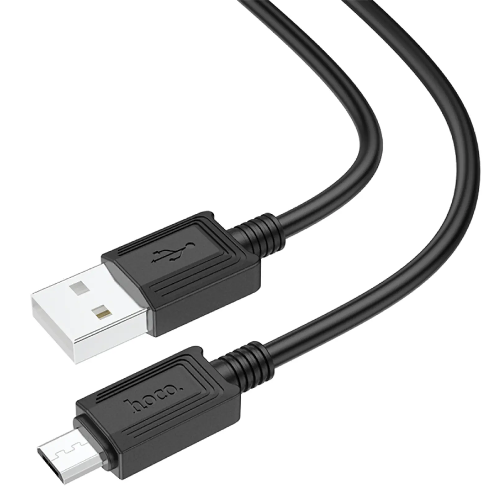 Дата кабель Hoco X73 Ferry USB to MicroUSB 2.4A (1m), Black 2, купити оптом з доставкою