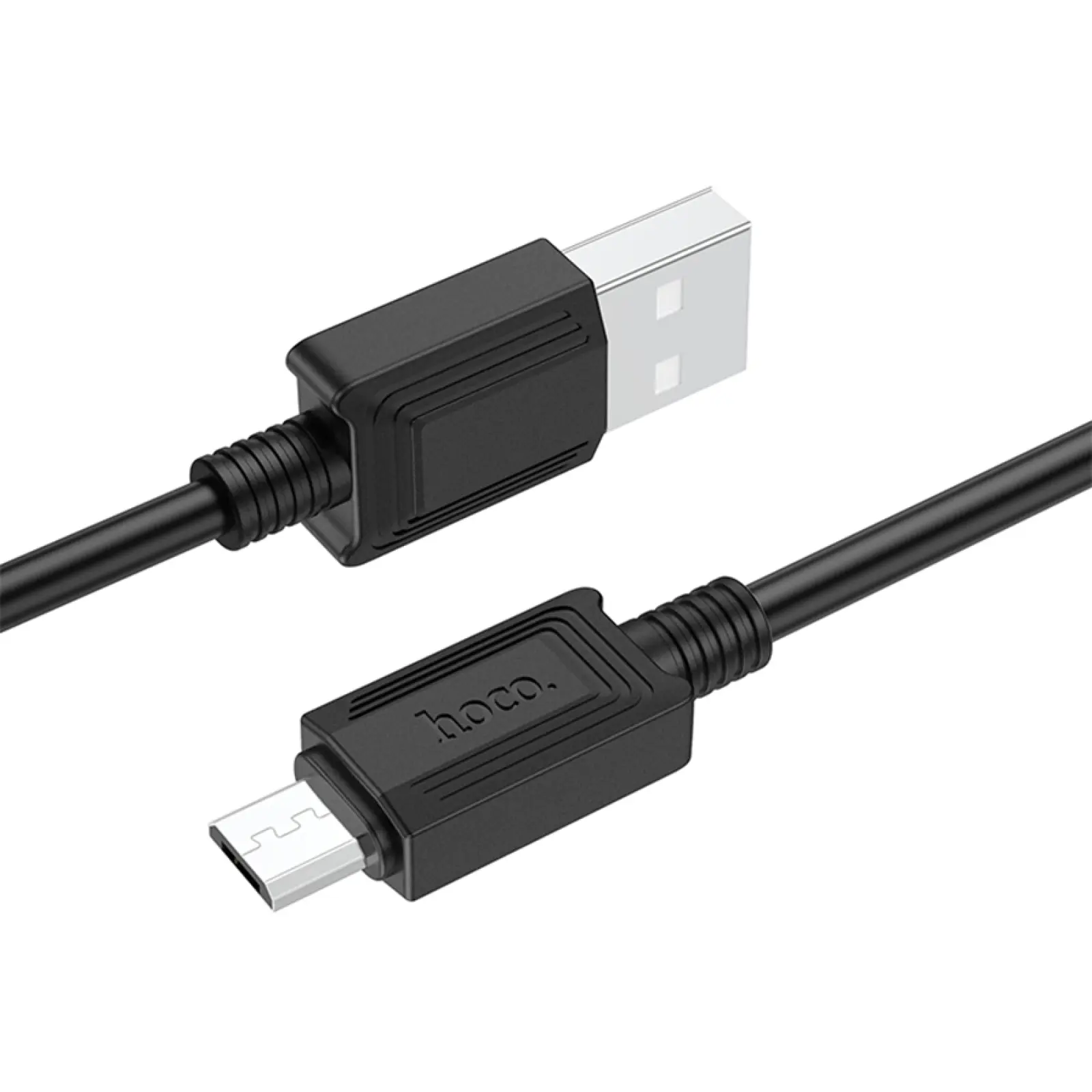 Дата кабель Hoco X73 Ferry USB to MicroUSB 2.4A (1m), Black 3, купити оптом з доставкою