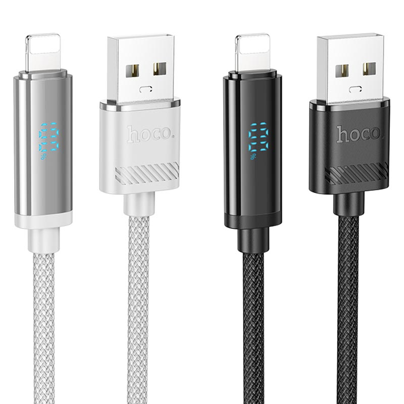Уценка Дата кабель Hoco U127 Power USB to Lightning (1.2m), купить оптом с доставкой