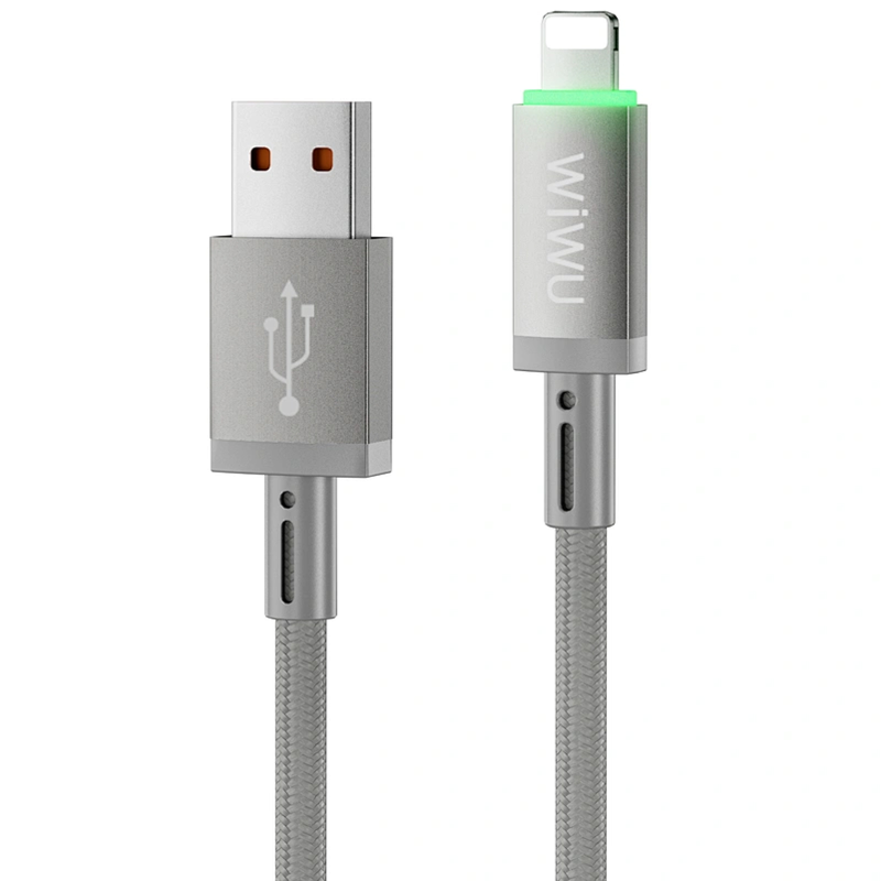 Дата кабель WIWU C081 Maglink USB to Lightning 12W (1m), купить оптом с доставкой