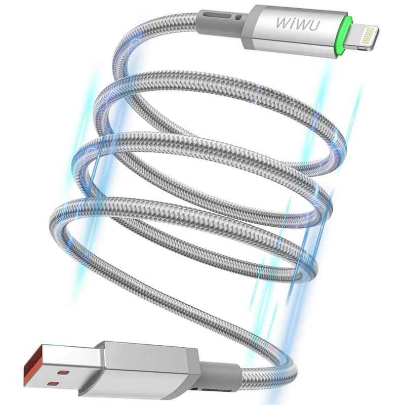Дата кабель WIWU C081 Maglink USB to Lightning 12W (1m) на малюнкі №4