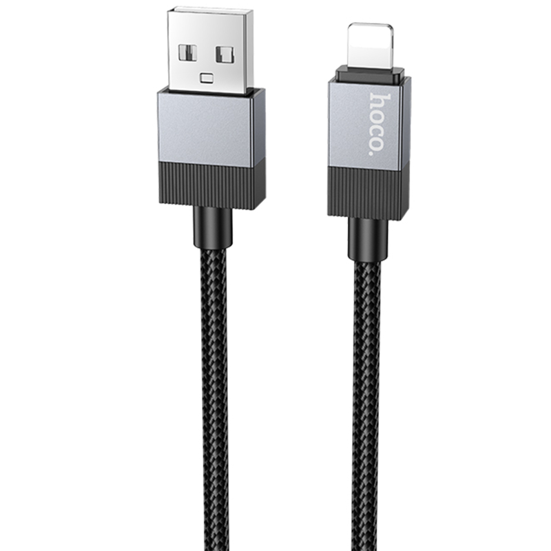 Дата кабель Hoco X110 Honorific USB to Lightning 2.4A (1m) на картинке №1