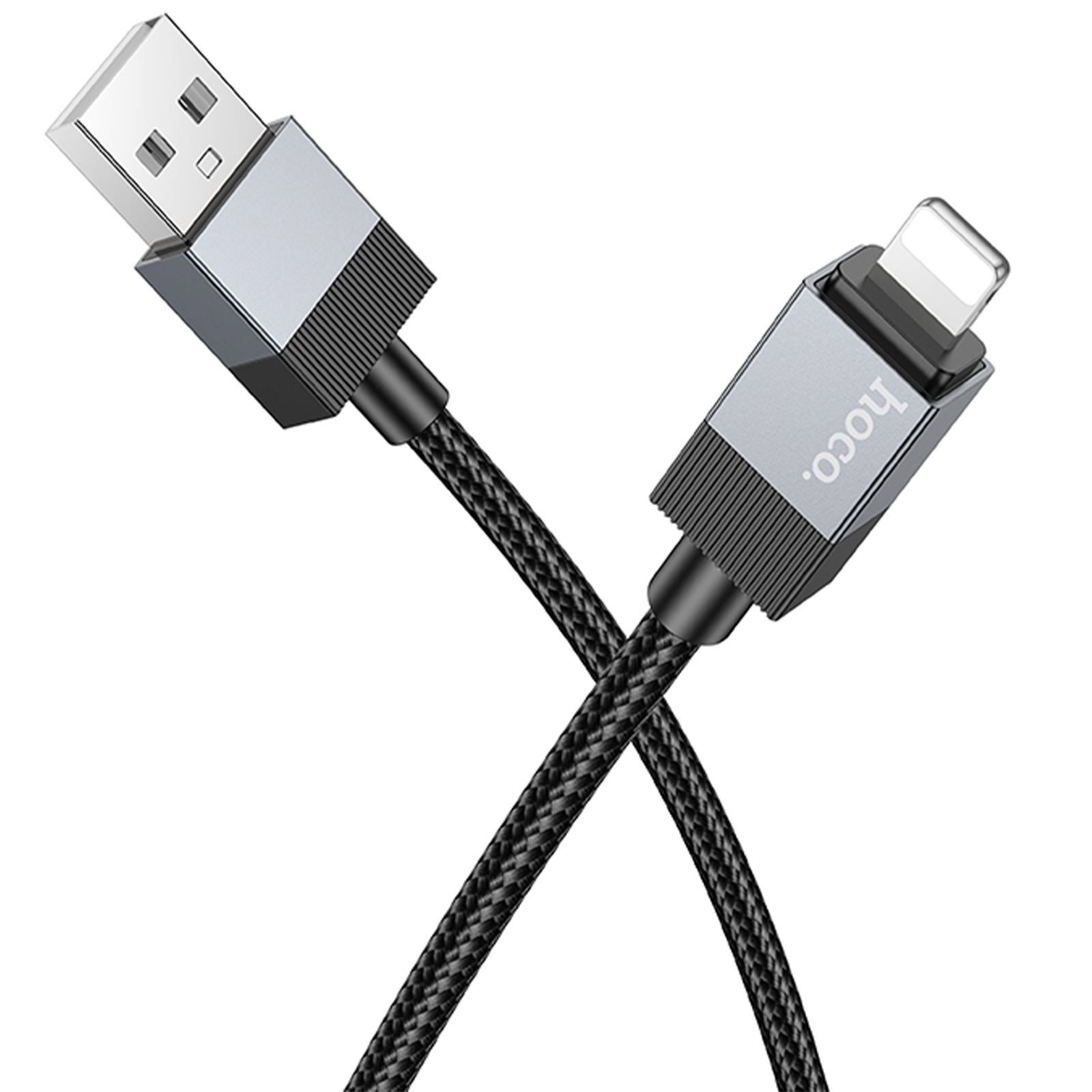 Дата кабель Hoco X110 Honorific USB to Lightning 2.4A (1m), Black 1, купить оптом с доставкой
