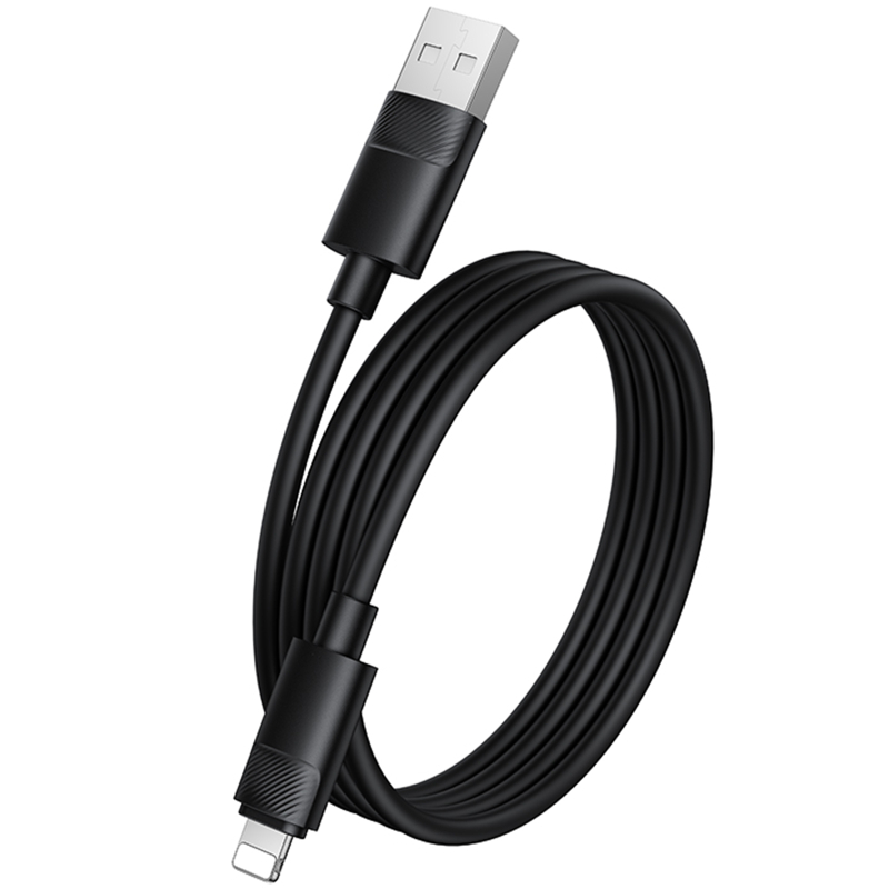 Дата кабель Borofone BX123 Leya USB to Lightning 12W (1m) на малюнкі №3