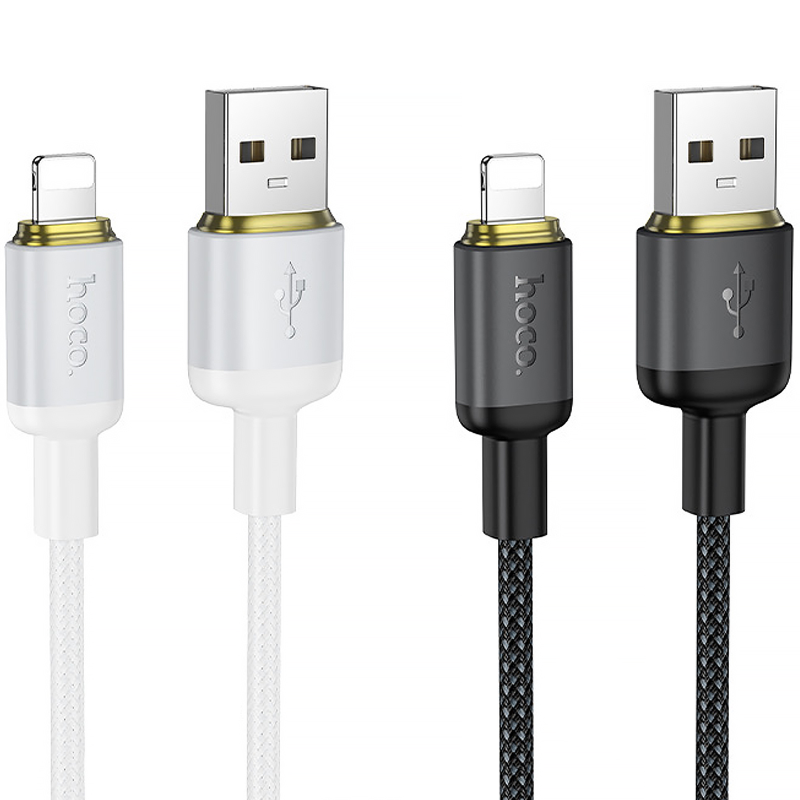 Дата кабель Hoco X128 Benefit USB to Lightning 12W (1m), купити оптом з доставкою