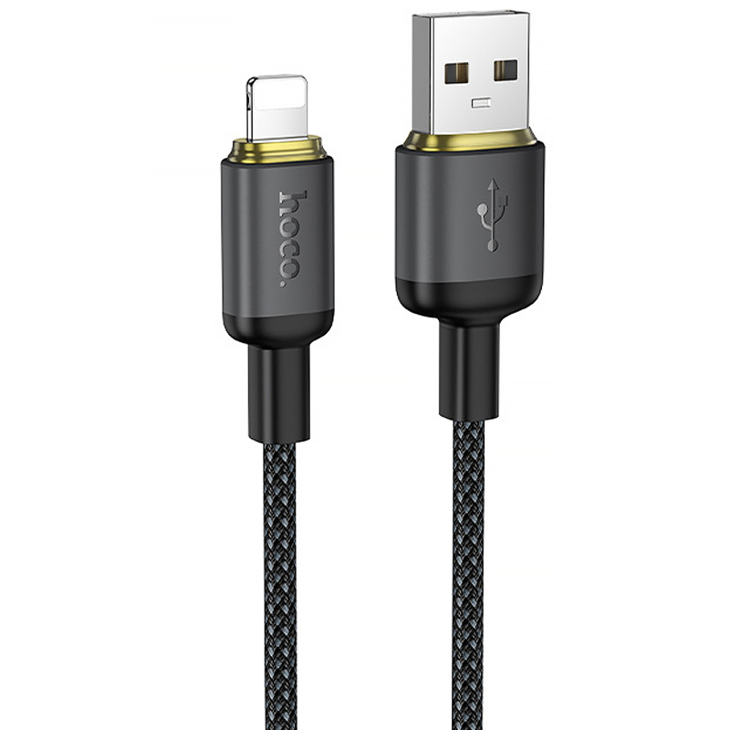 Дата кабель Hoco X128 Benefit USB to Lightning 12W (1m) на малюнкі №1