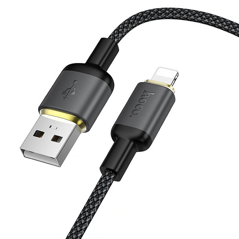 Дата кабель Hoco X128 Benefit USB to Lightning 12W (1m) на малюнкі №3