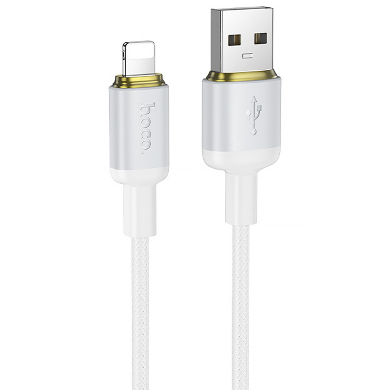 Дата кабель Hoco X128 Benefit USB to Lightning 12W (1m) на малюнкі №1