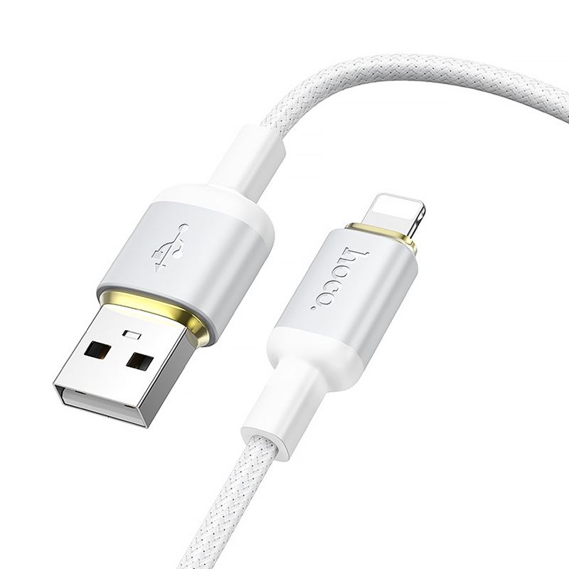 Дата кабель Hoco X128 Benefit USB to Lightning 12W (1m) на малюнкі №2