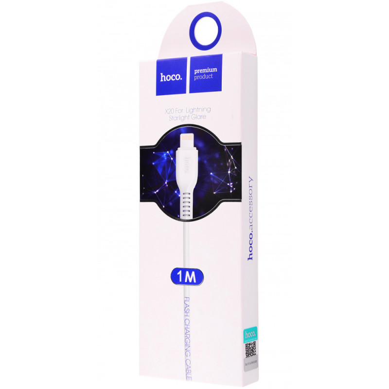Дата кабель Hoco X20 Flash Lightning Cable (1m) дивитися фото №2