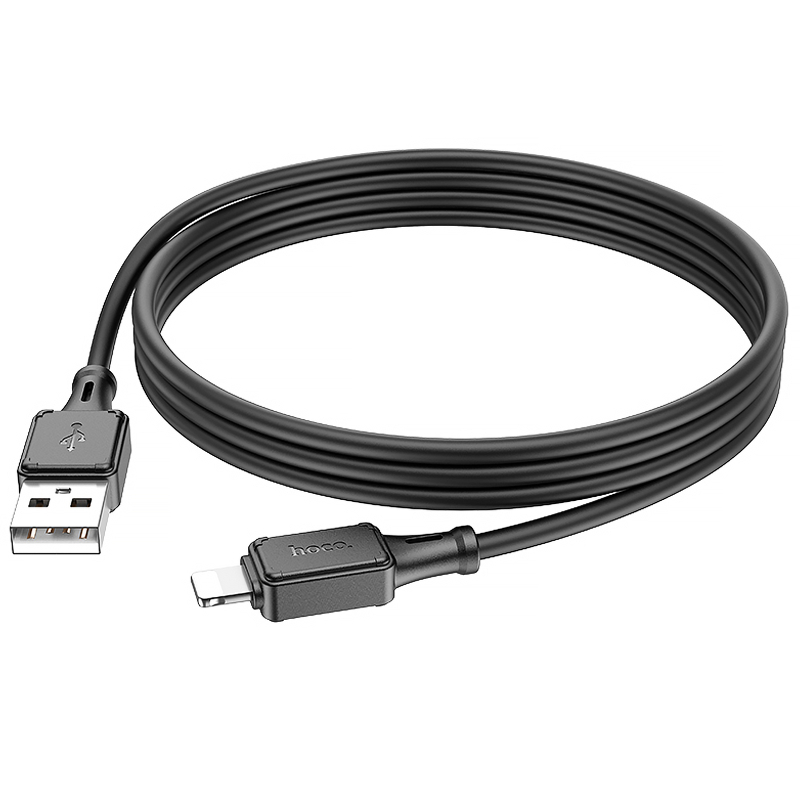 Дата кабель Hoco X101 Assistant USB to Lightning 2.4A (1m) на картинке №5