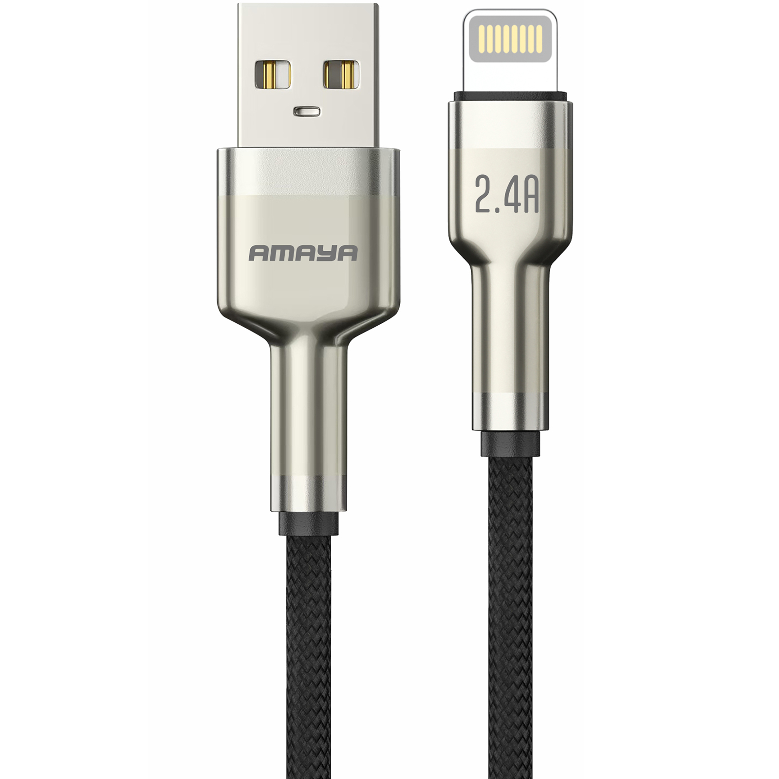 Дата кабель Amaya 310L USB to Lightning 2.4A (1m), Brown, купить оптом с доставкой