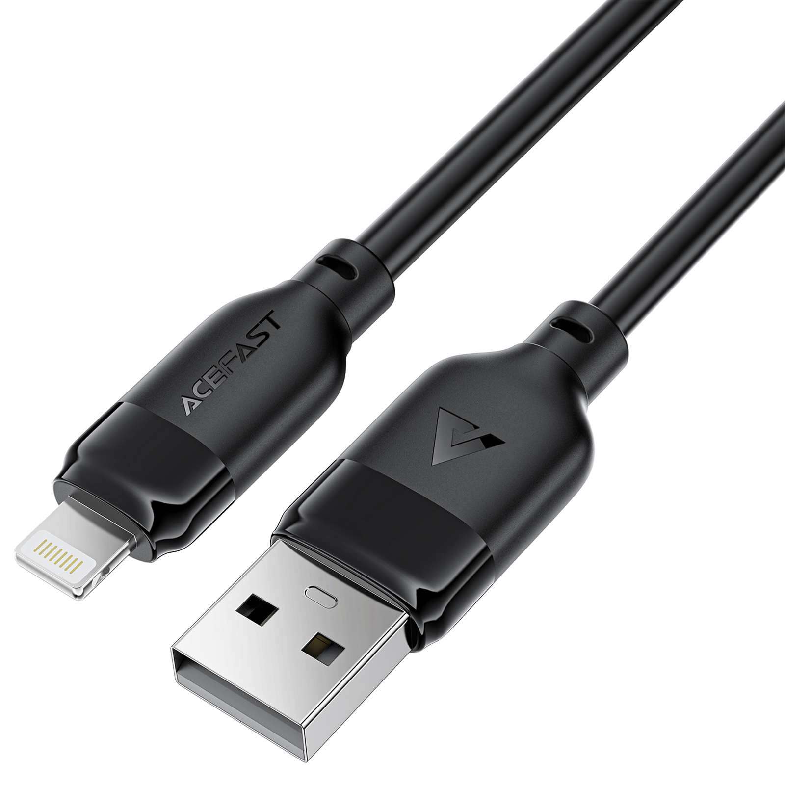 Дата кабель Acefast C16-06 USB to Lightning 2.4A (2m), Black 3, купити оптом з доставкою