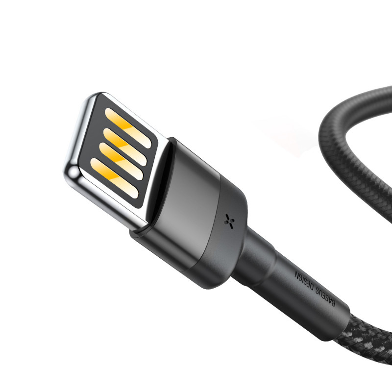 Дата кабель Baseus Cafule Lightning Cable Special Edition 2.4A (1m) (CALKLF-G) на малюнкі №2
