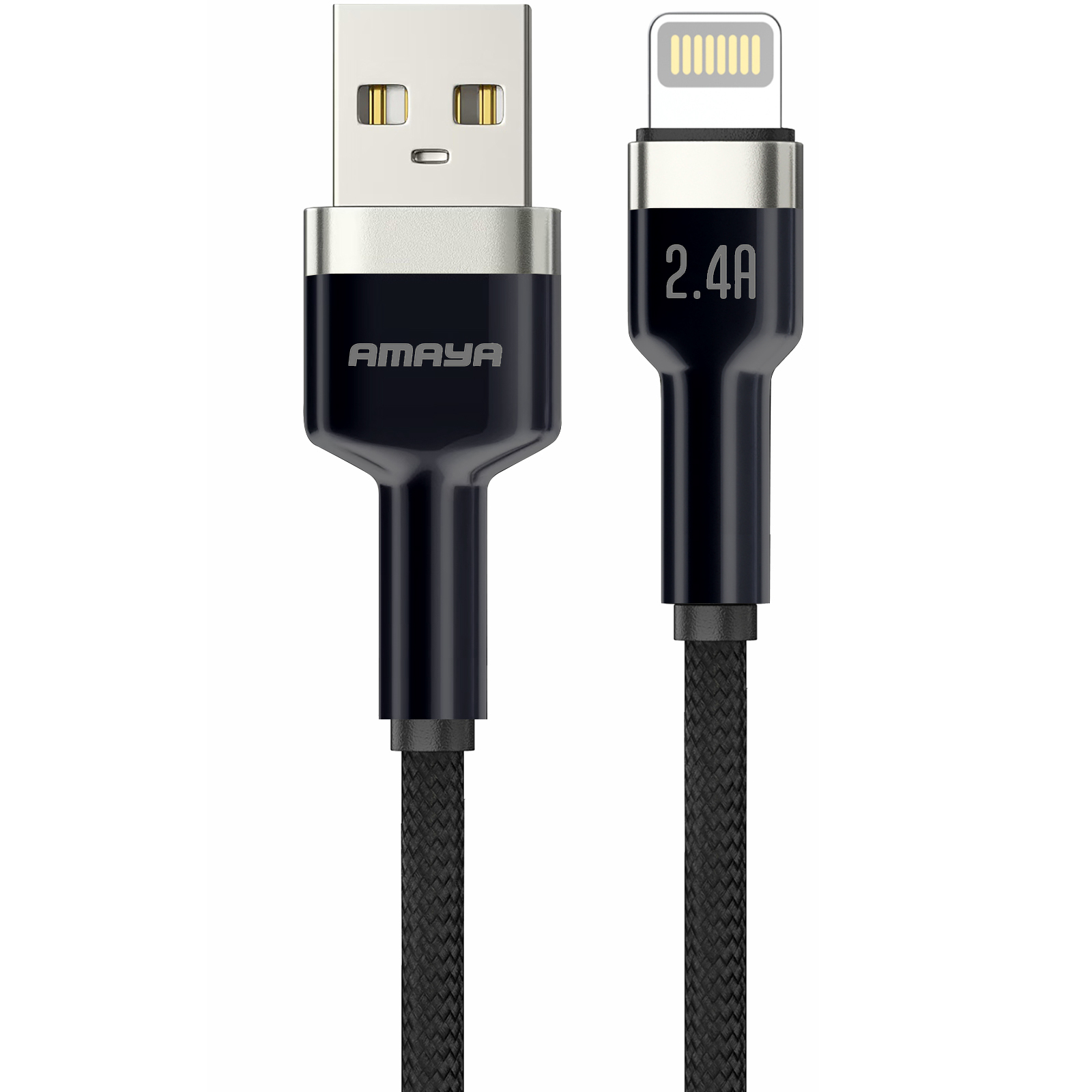 Уцінка Дата кабель Amaya 310L USB to Lightning 2.4A (1m), Пошкоджена упаковка / Brown, купити оптом з доставкою