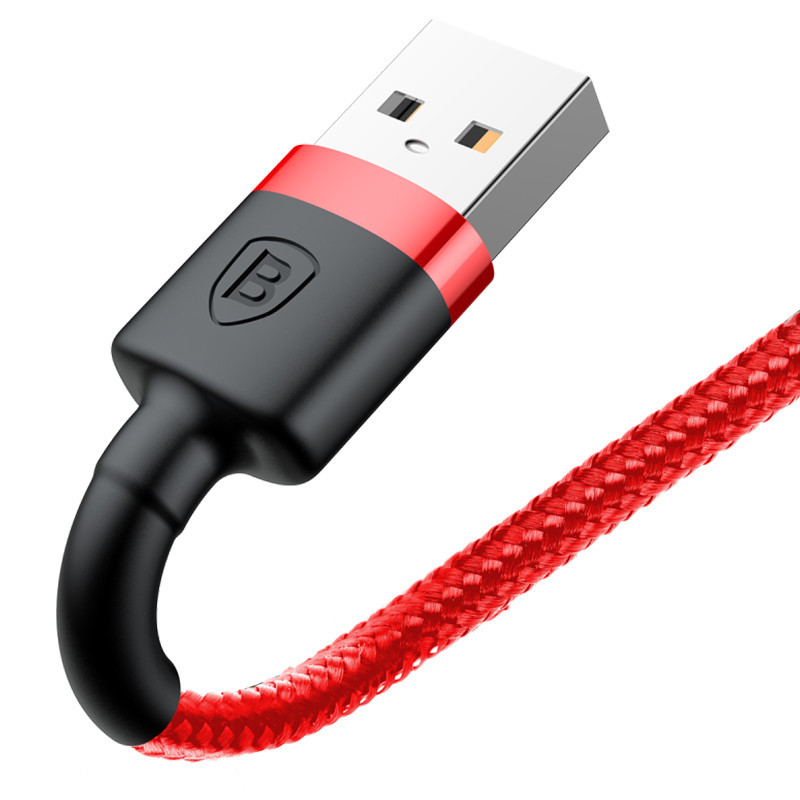 Дата кабель Baseus Cafule Lightning Cable 1.5A (2m) (CALKLF-C) на малюнкі №2