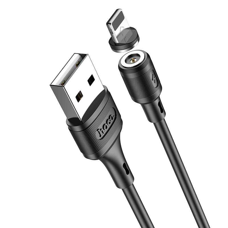 Дата кабель Hoco X52 Sereno magnetic USB to Lightning (1m) дивитися фото №2
