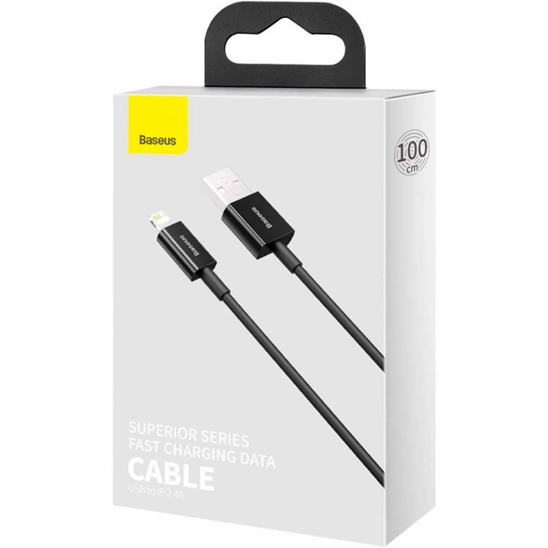 Дата кабель Baseus Superior Series Fast Charging Lightning Cable 2.4A (2m) (CALYS-C) дивитися фото №4