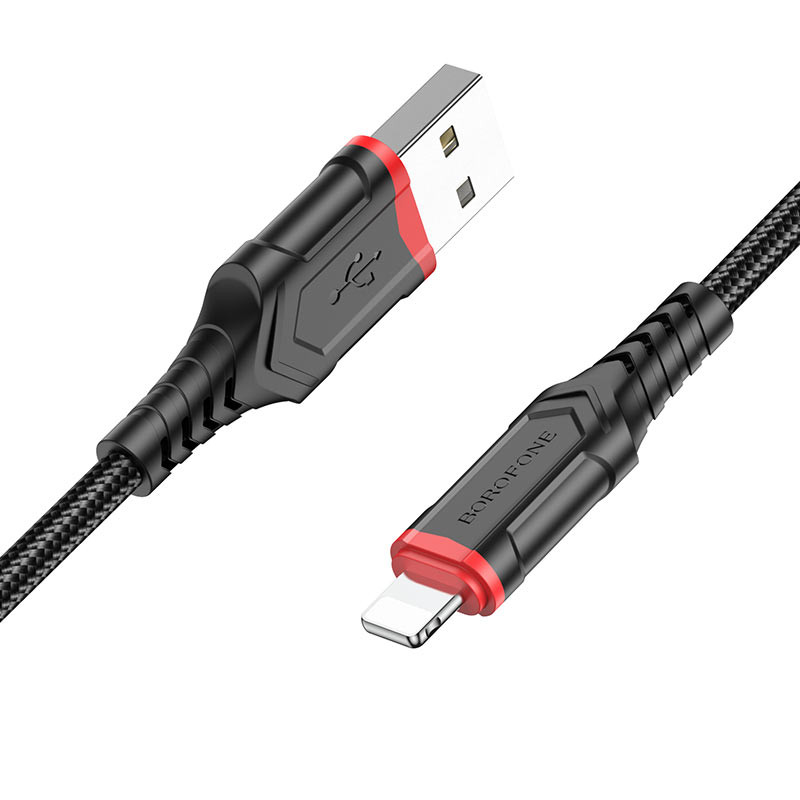 Дата кабель Borofone BX67 USB to Lightning (1m) дивитися фото №2