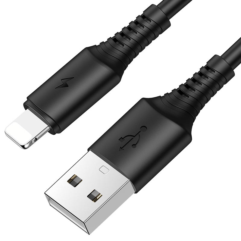 Дата кабель Borofone BX47 Coolway USB to Lightning (1m) смотреть фото №2