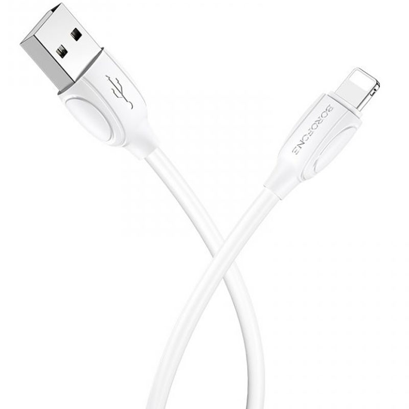Дата кабель Borofone BX19 USB to Lightning (1m) дивитися фото №3