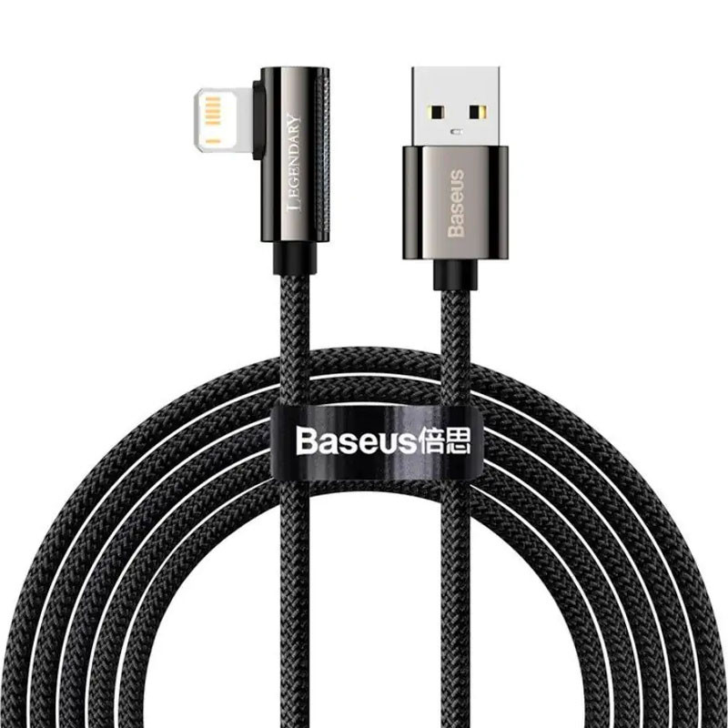 Дата кабель Baseus Legend Series Elbow USB to Lightning 2.4A (1m) (CALCS-01) дивитися фото №1