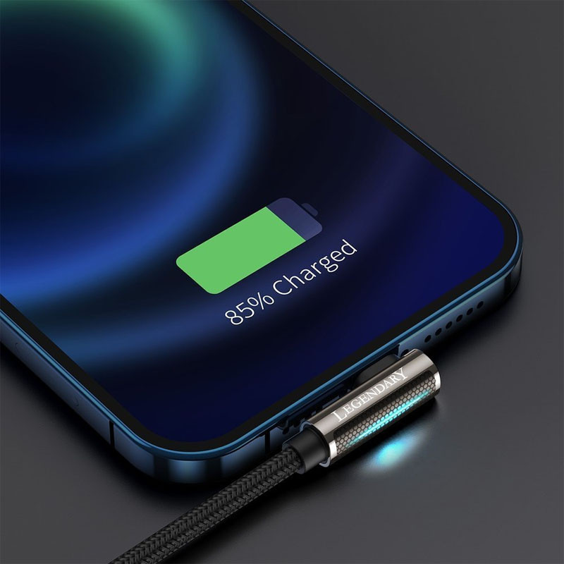 Дата кабель Baseus Legend Series Elbow USB to Lightning 2.4A (1m) (CALCS-01) дивитися фото №5