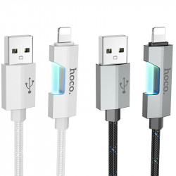 Дата кабель Hoco U123 Regent colorful 2.4A USB to Lightning (1.2m)