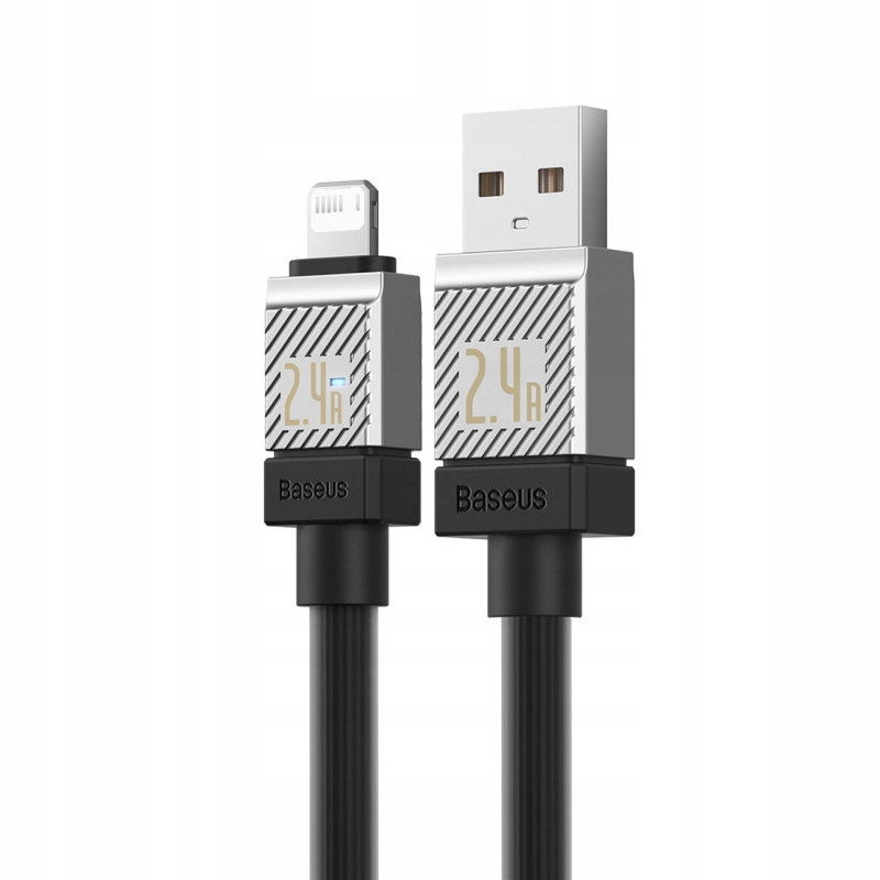 Дата кабель Baseus CoolPlay Series USB to Lightning 2.4A (1m) (CAKW00040) дивитися фото №3